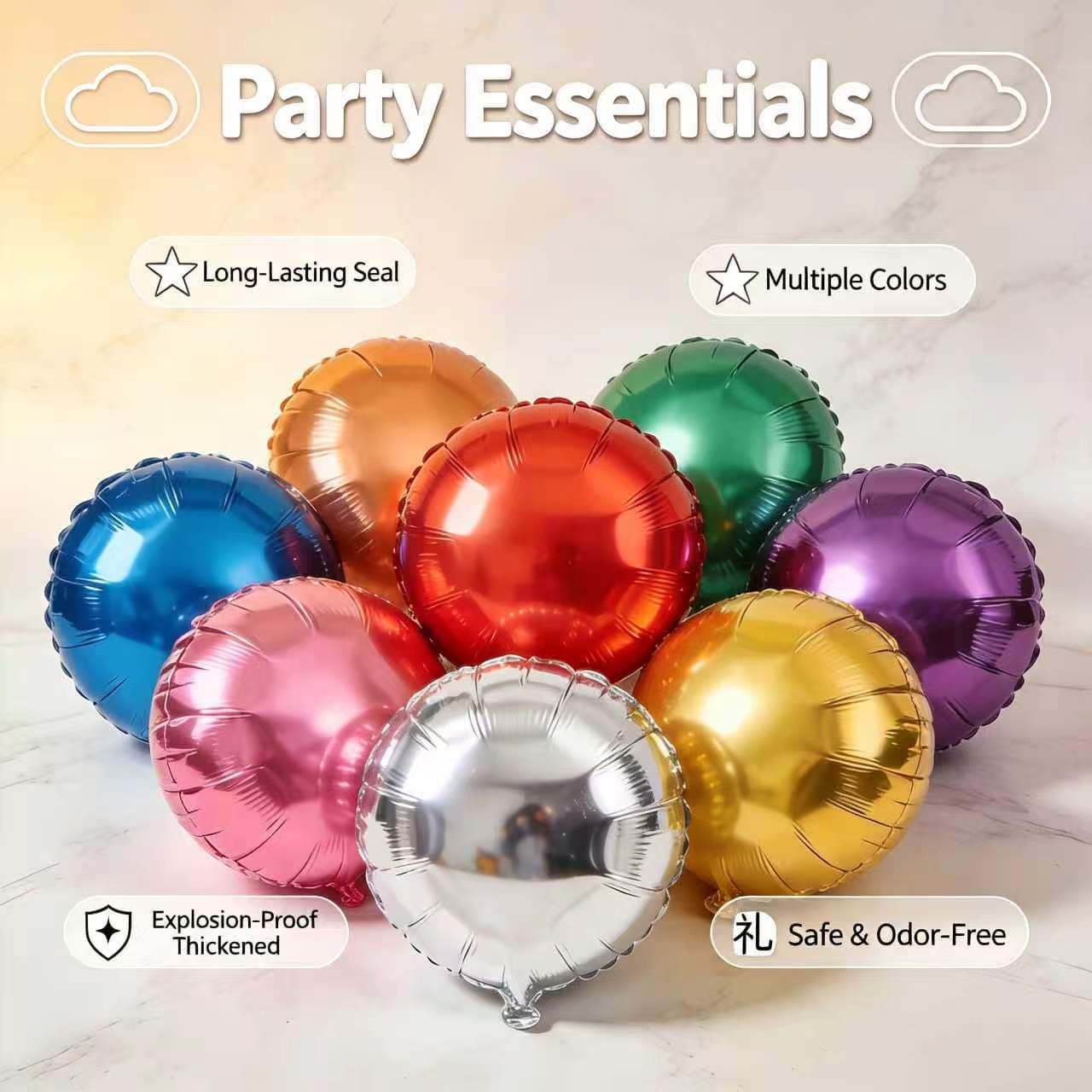 Balúin Mylar Scragall Babhta 18 Inch