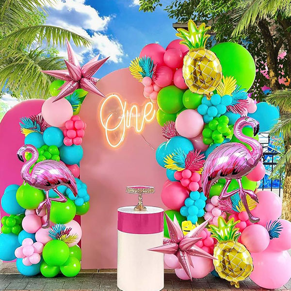 Balún Téama haváíais trealamh Garland