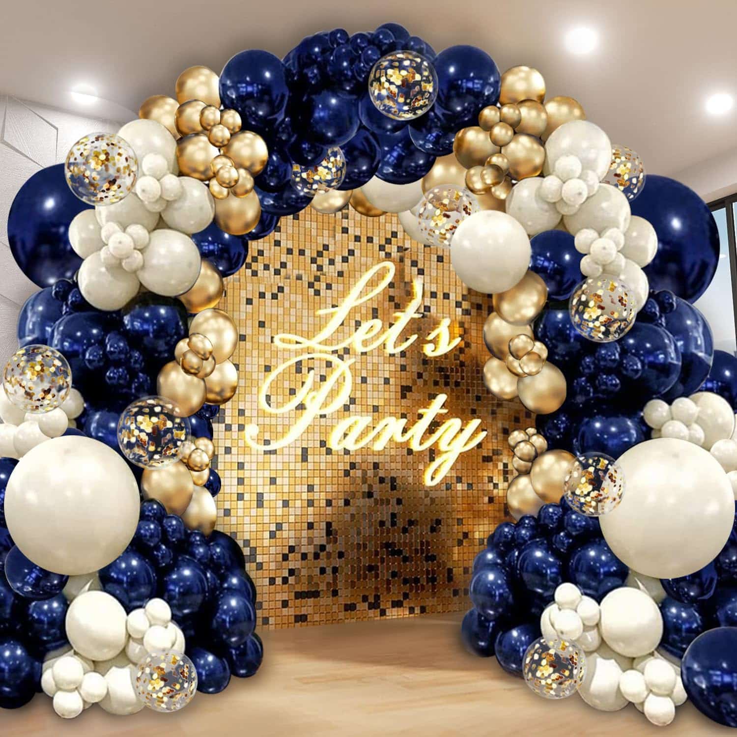 Balún Óir Navy Gorm Kit Garland Arch